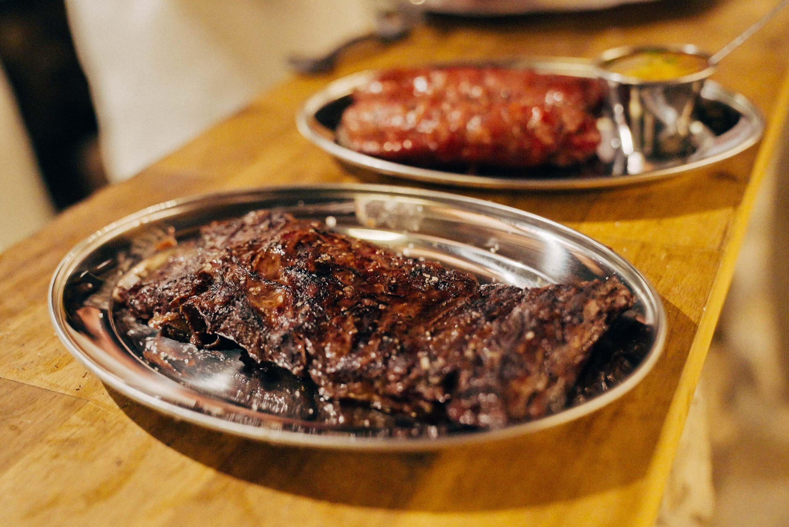 Plat cuisiné au feu de bois — La Bastide d'Aspremont